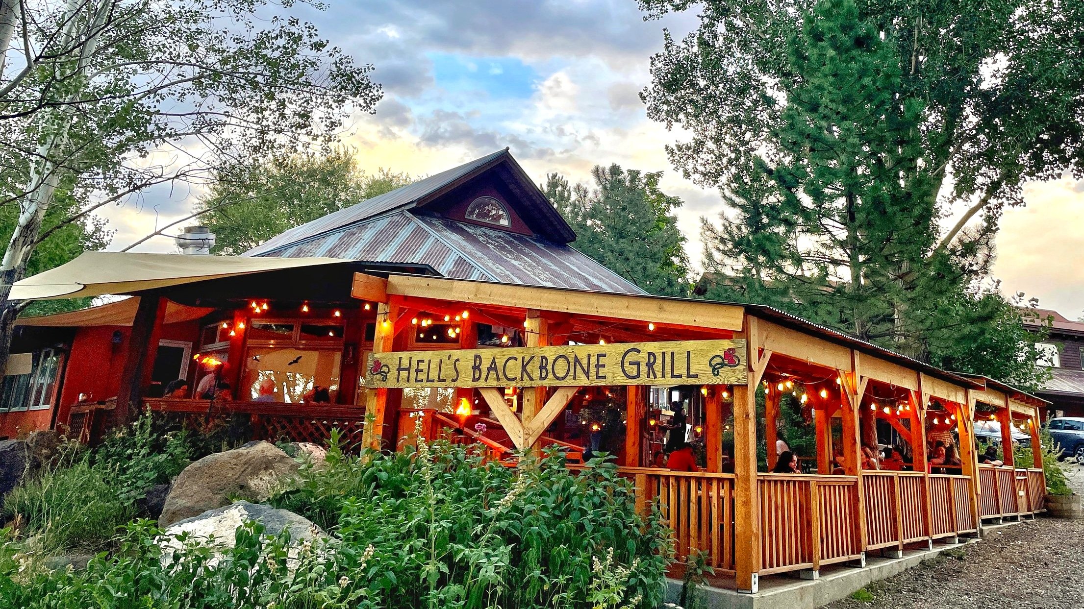 Exterior of Hell's Backbone Grill & Farm